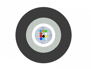 Outdoor glass yarn protected Unitube Cable (IC) 1200N